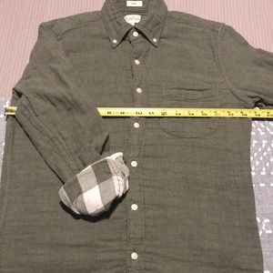J crew lined flannel long sleeve